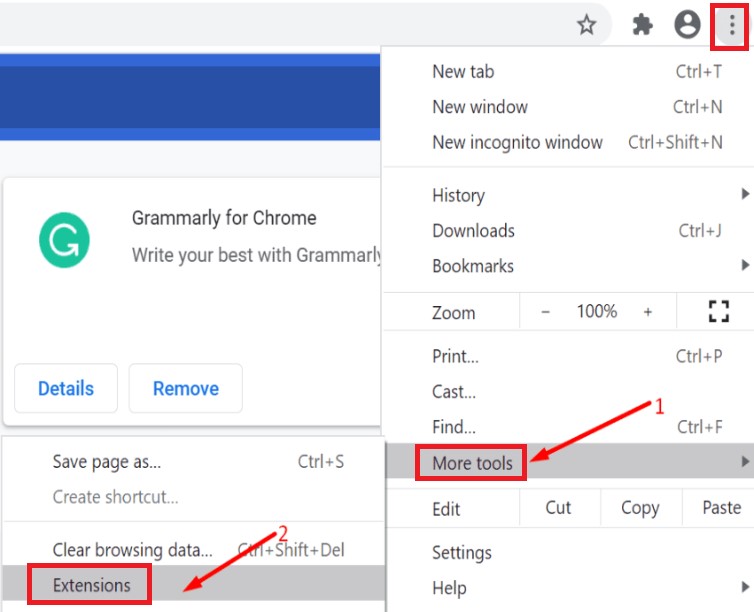 Eliminar la extensión Genieo de Chrome