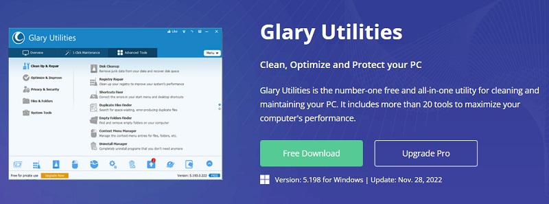 Glary Utilities ayuda a limpiar tu Mac