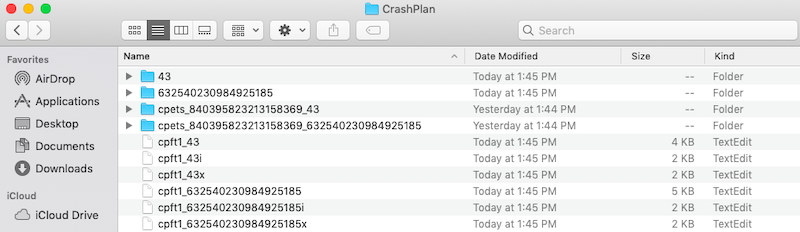 Borrar caché de CrashPlan en Mac