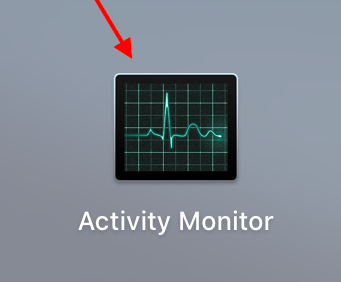 Abra el Monitor de actividad para desinstalar la transmisión