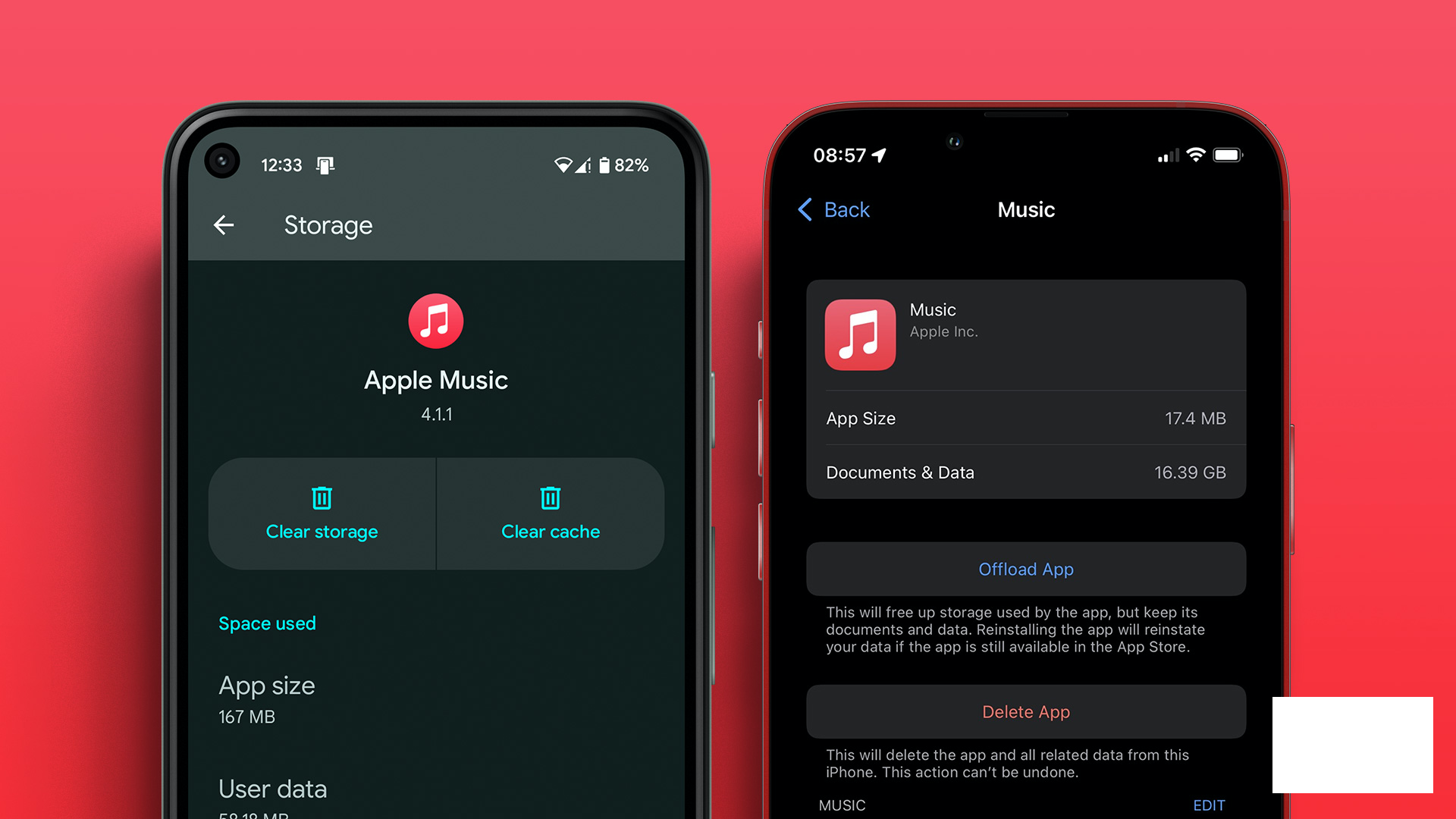 Borrar caché de Apple Music en iPhones