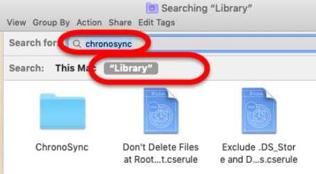 Desinstalar ChronoSync y sus archivos relacionados