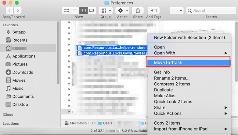 Desinstalar manualmente LockDown Browser en Mac