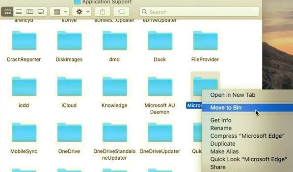 Desinstalar Microsoft Edge y eliminar archivos asociados Mac