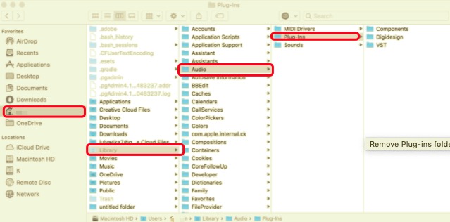 Desinstalar manualmente los complementos de Waves con todos los datos remanentes