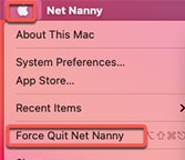 Forzar la salida de Net Nanny en Mac