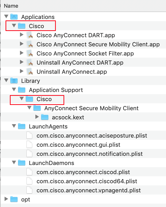 Eliminar archivos residuales de Cisco