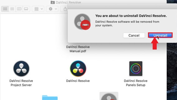 Desinstalar manualmente DaVinci Resolve en Mac