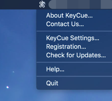 Salga de KeyCue para desinstalarlo