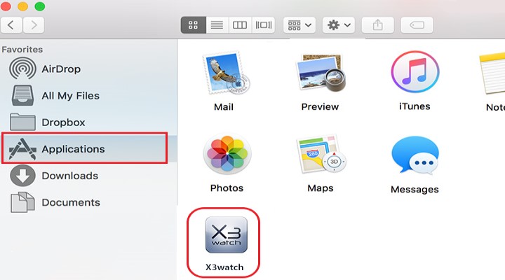 Eliminar X3Watch de Mac