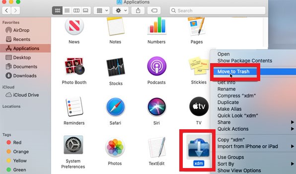 Desinstalar manualmente Xtreme Download Manager en Mac