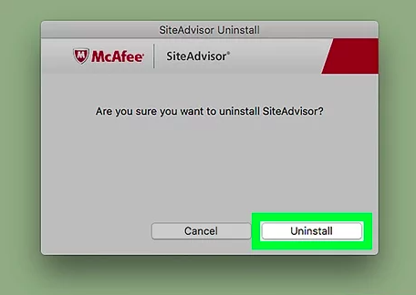 Cómo eliminar completamente McAfee SiteAdvisor