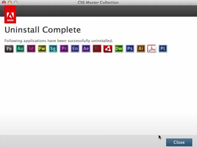 Cómo desinstalar Adobe CS6 en Mac