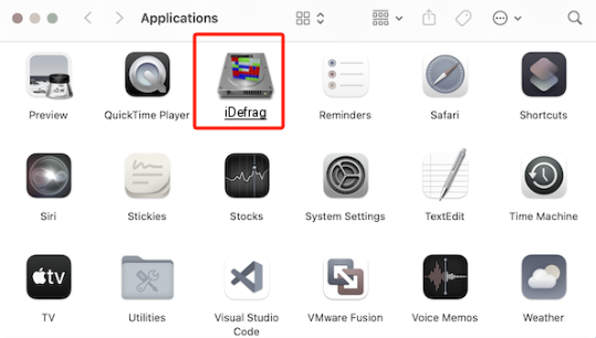 Desinstalar iDefrag de macOS