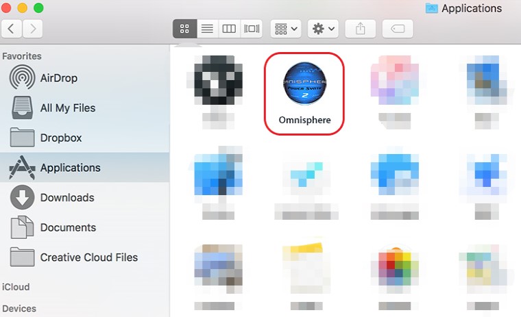 Cómo desinstalar manualmente Omnisphere en Mac