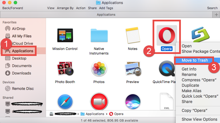 Cómo desinstalar fácilmente Opera en Mac