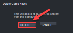 Desinstalar Rust en Steam