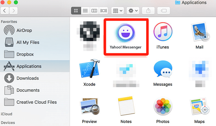 Desinstalar manualmente Yahoo en Mac