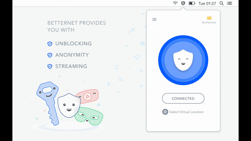 Betternet Free VPN para Mac