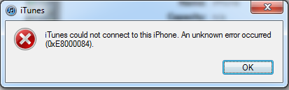 iTunes no se pudo conectar a este iPhone