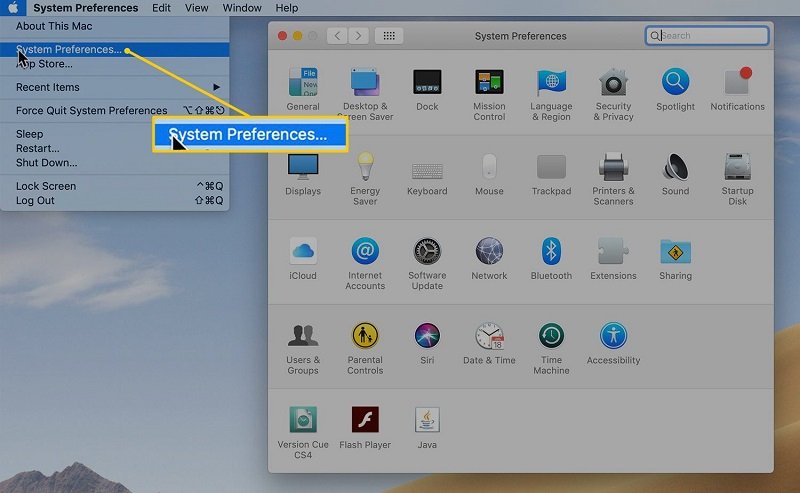 Alternar en iCloud Drive para Mac