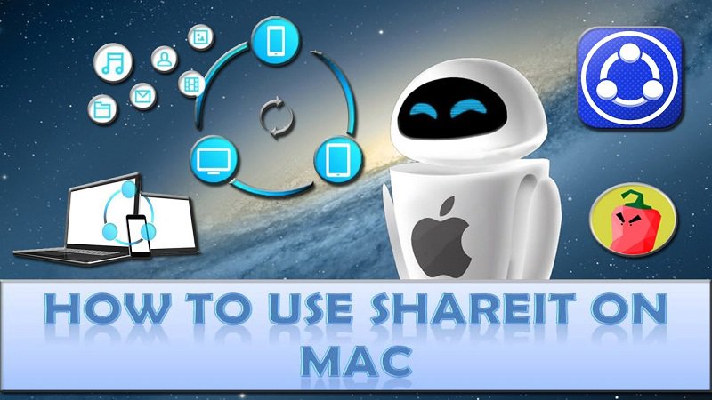 Usando Shareit para transferir archivos