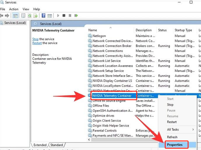 Asegúrese de que Nvidia Telemetry interactúe con su escritorio