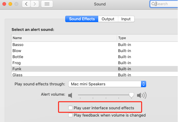 Configure efectos de sonido para arreglar la nota de voz que no funciona