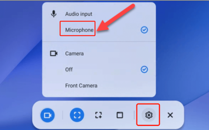 Grabación de pantalla en Chromebook con audio