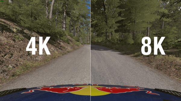 Comparación de resolución: 4K VS 8K