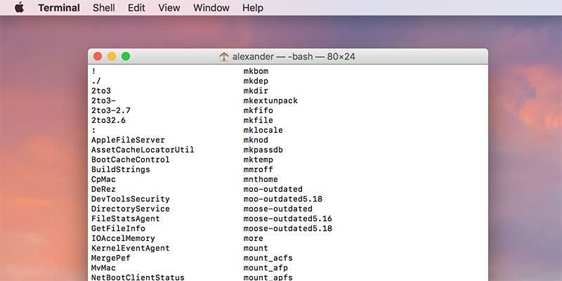 cool mac terminal commands