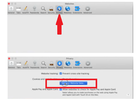 Eliminar extensiones de Safari