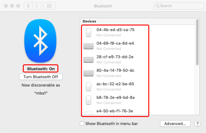 Conecte los auriculares Bluetooth a Mac configurando