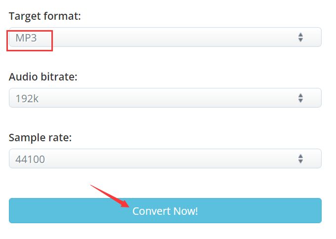 Convertidor de RAM a MP3 en línea