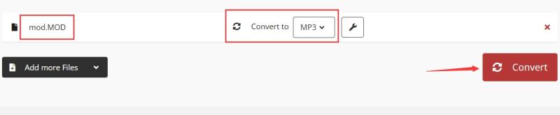 Cambie MOD a formato MP3 sin esfuerzo