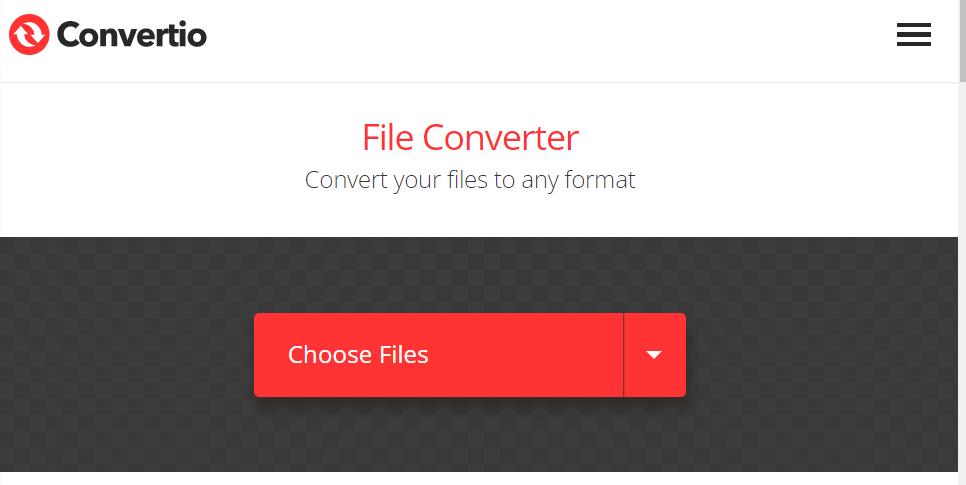 Convertio.co para cambiar archivos WMV a formato DivX