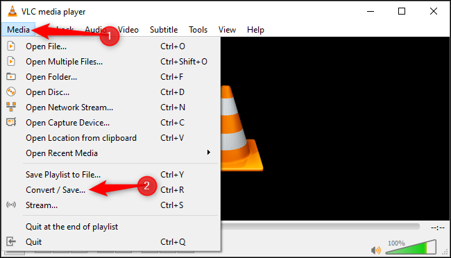 Convierta AAC a MP3 en Windows a través de VLC