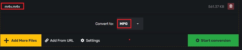 Convierta M4V en MPG con herramientas en línea gratuitas