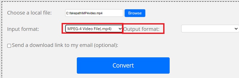 Convierta MP4 en formato H.264 en línea