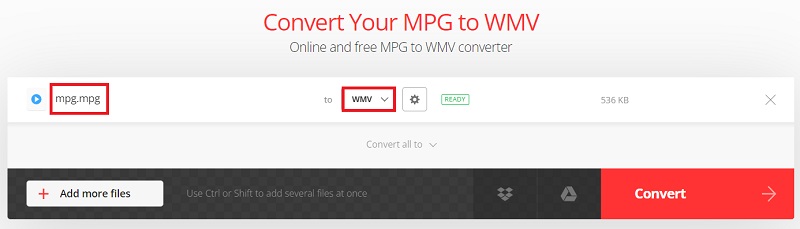 Convierte MPG a WMV gratis