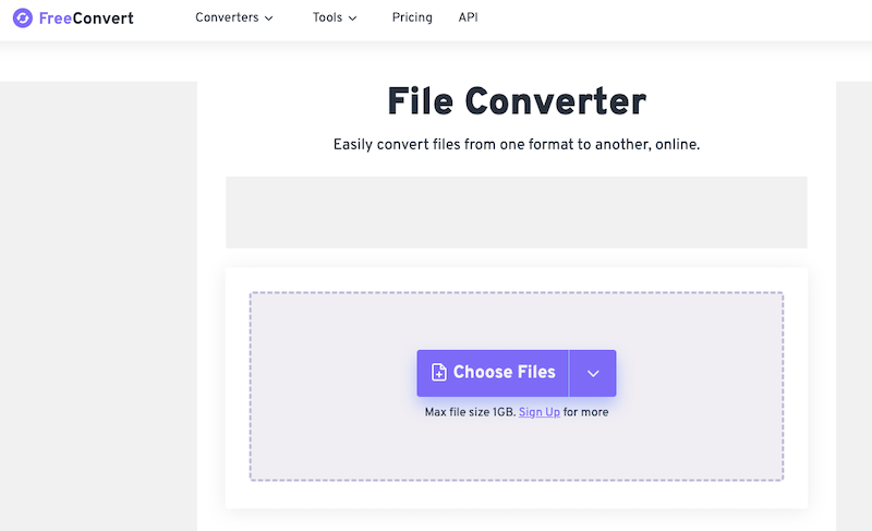 Convierta el formato OGG a AVI en FreeConvert