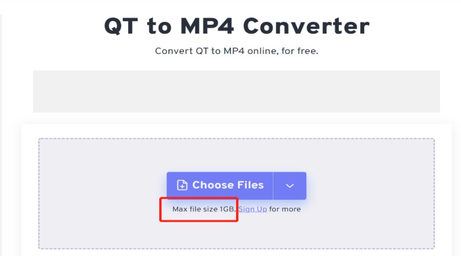 Convertidor gratuito de QuickTime a MP4 en línea