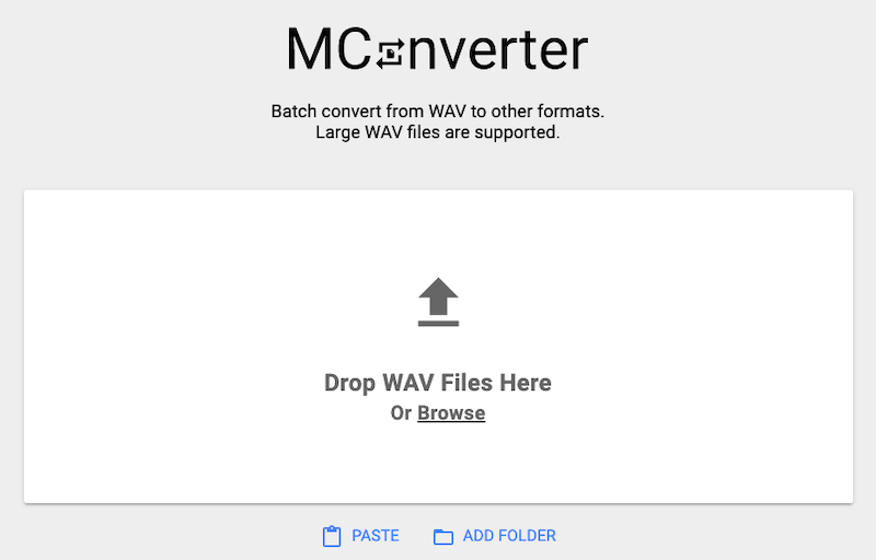 MConverter: Convertidor WAV a MOV en línea gratuito