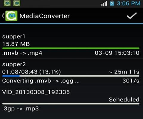 Un convertidor de MP3 para Android