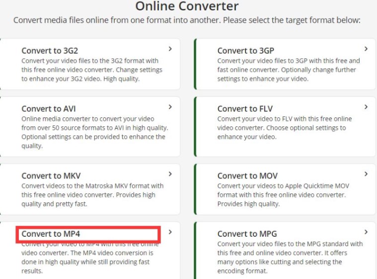 Convertir AIFF a MP4 en línea