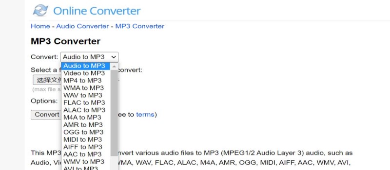 Convertidor de audio MP3 gratuito y en línea