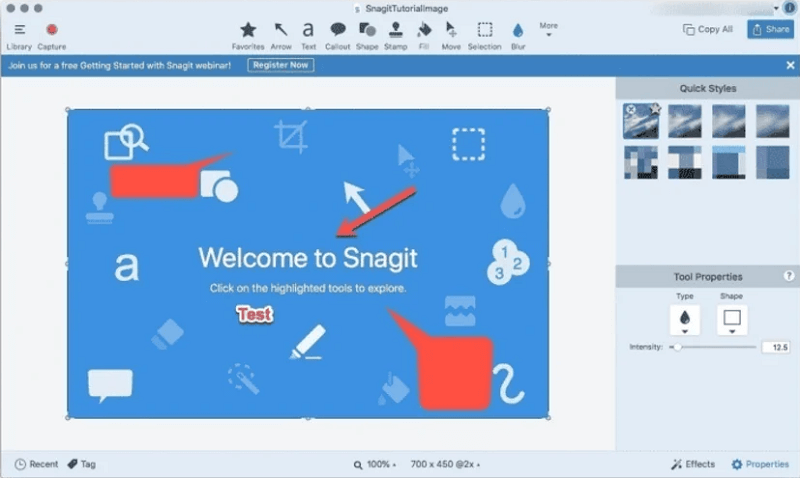 Grabe Google Hangouts en Mac usando Snagit