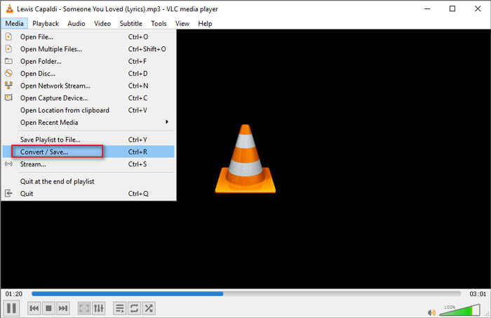 Convierta FLAC a WAV desde Windows usando VLC Media Player